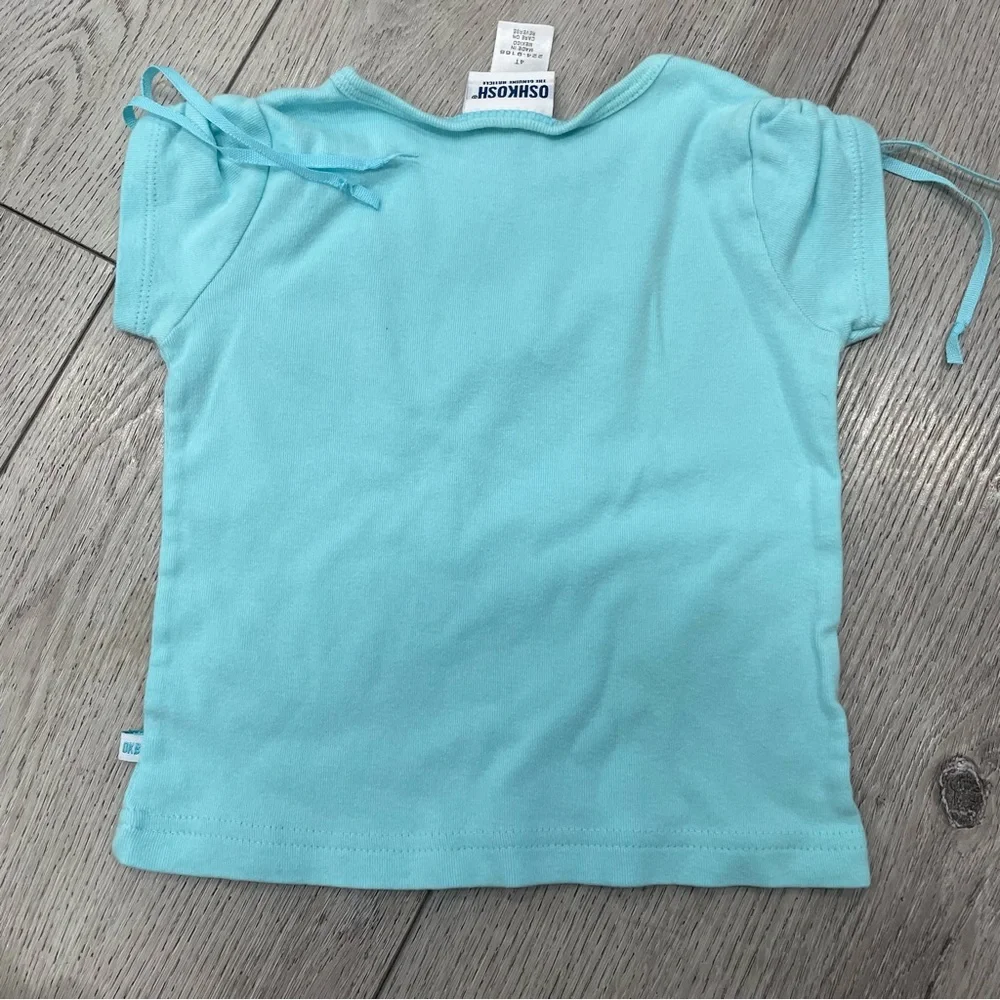OshKosh B'gosh Aqua Tee with Cat Design